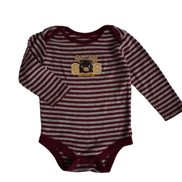 George Stripe Reindeer Bodysuit 6-12 Months - Picture 5 of 5